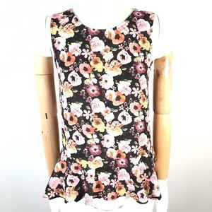 H&M peplum floral top